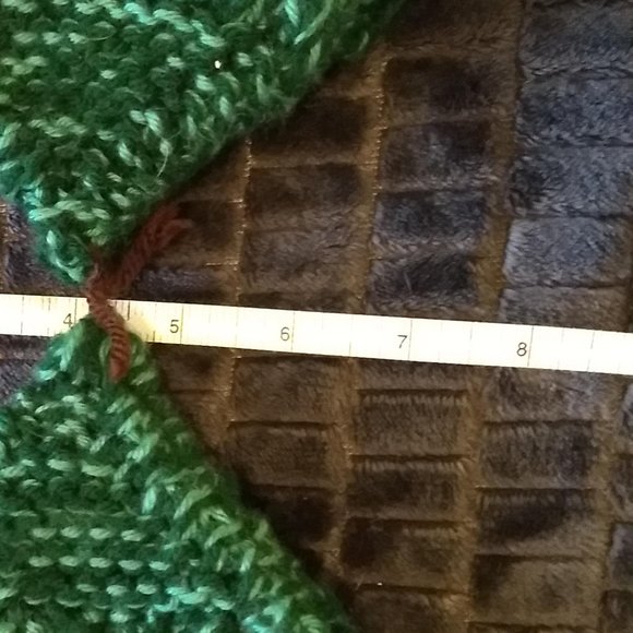 3/$25 vintage 90s NWT hand knit chunky boot slip on slippers - Picture 5 of 5